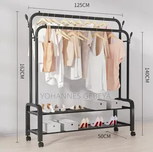Multifunctional Clothes and Shoe Rack