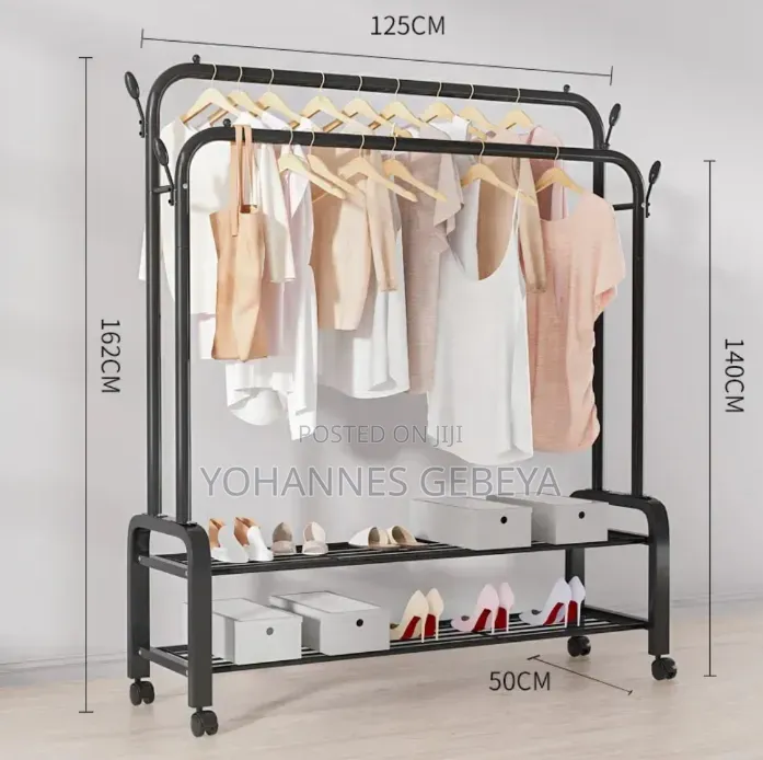 Multifunctional Clothes and Shoe Rack