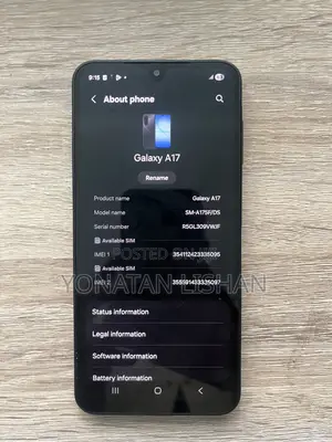 New Samsung Galaxy A17 128 GB Black