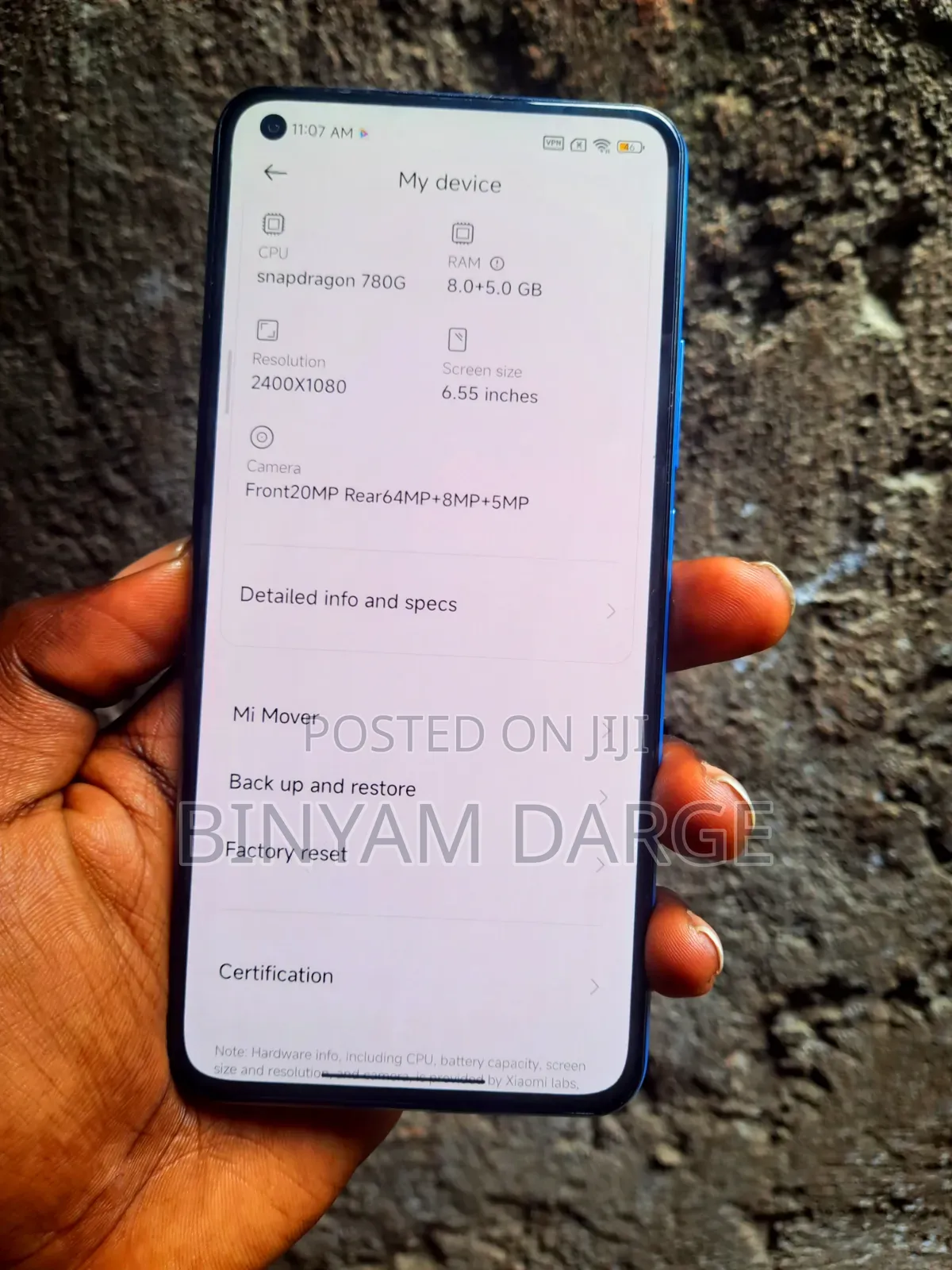 Xiaomi Mi 11 Lite 256 GB Blue