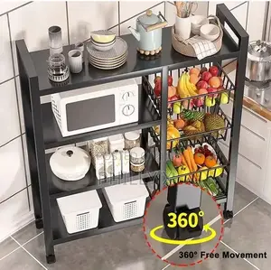 4 Layer Metal Storage Shelf