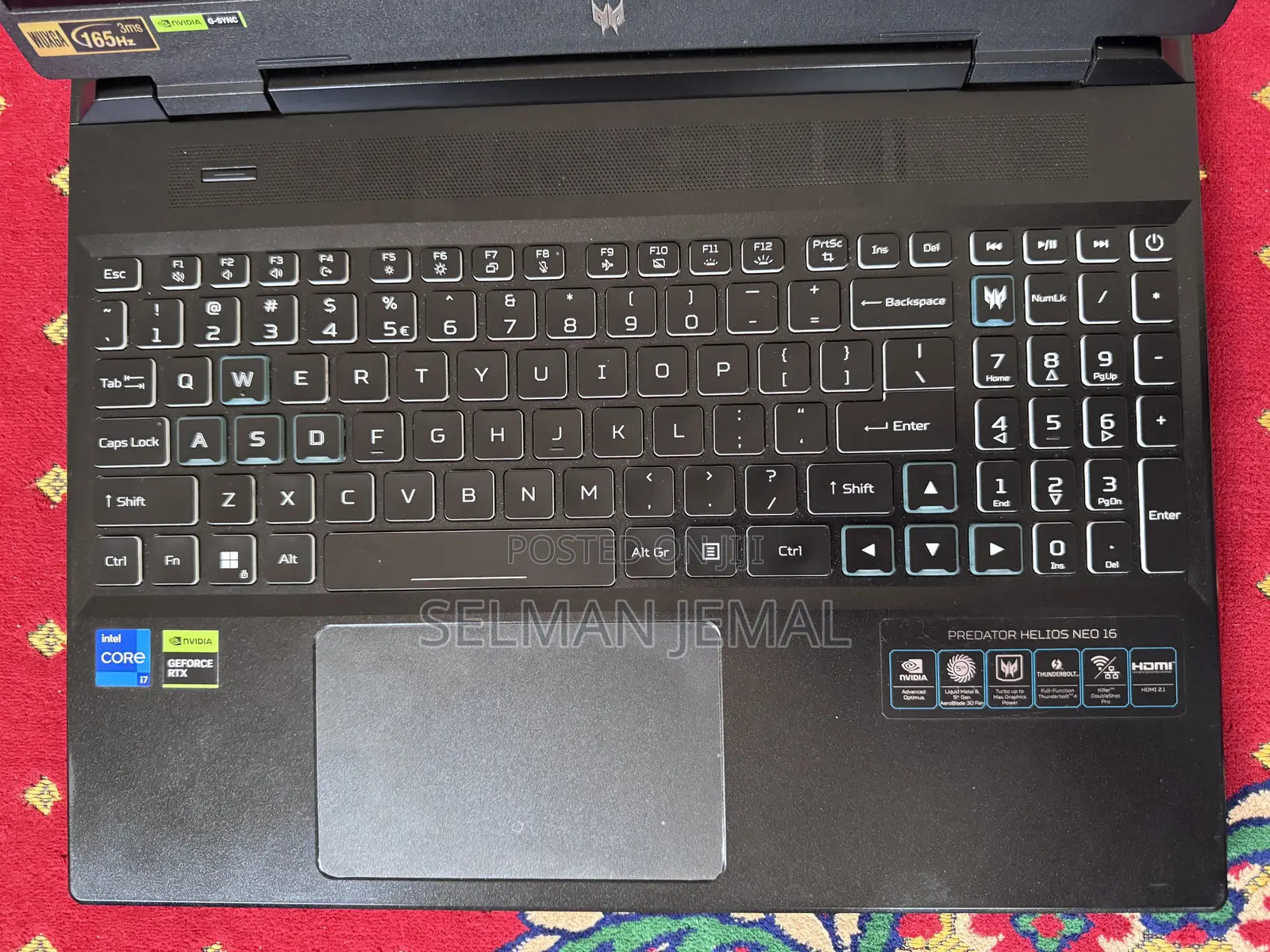 New Laptop Acer Predator Helios 300 16GB Intel Core i7 SSD 1T