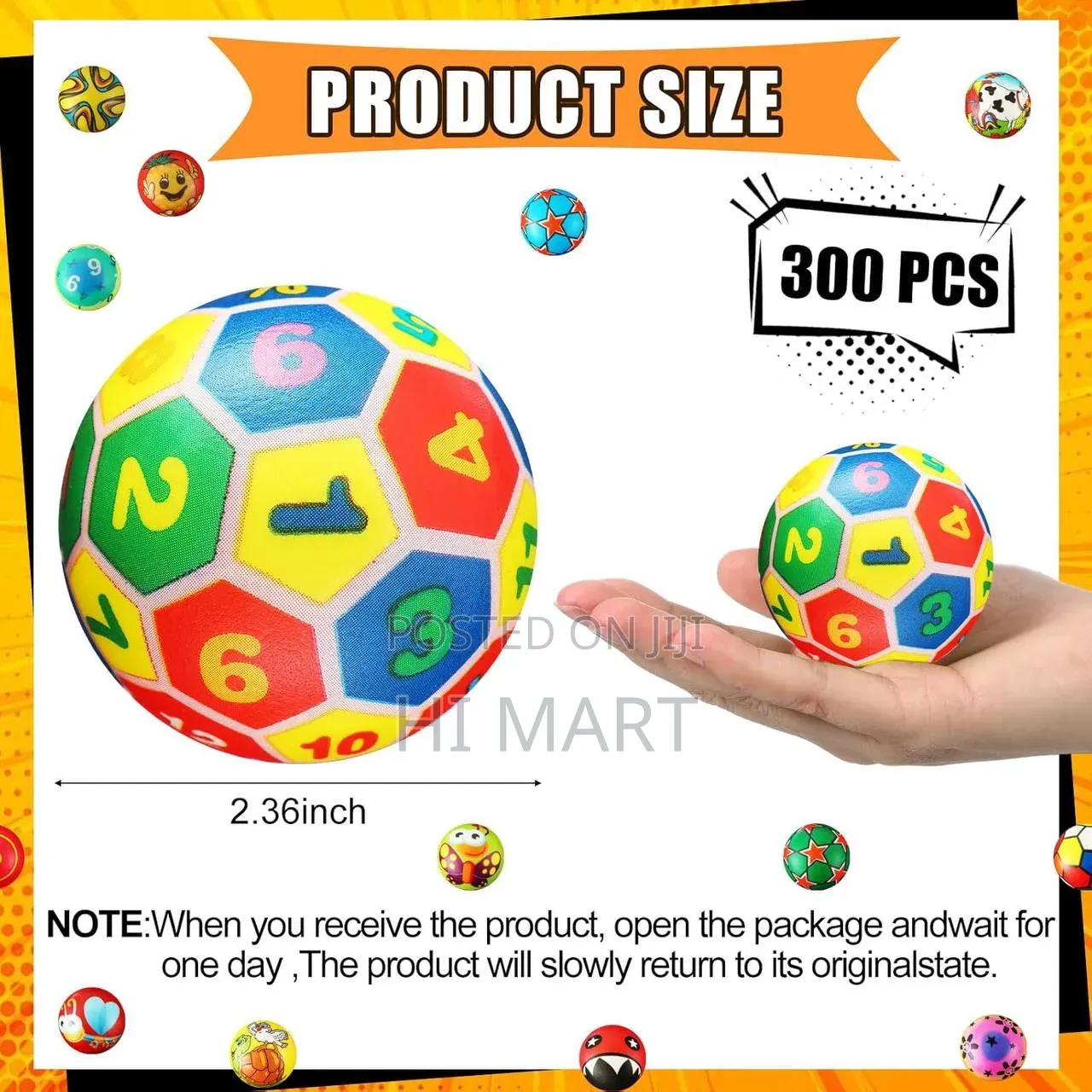 12pcs Mini Foam Stress Balls