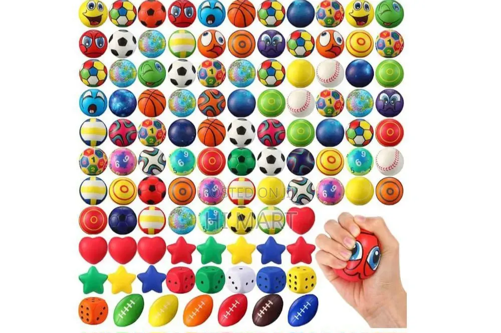 12pcs Mini Foam Stress Balls