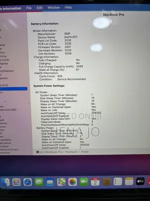 Laptop Apple MacBook Pro 2014 8GB Intel Core i5 SSD 128GB
