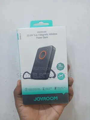 Joyroom Jr-Pbm02 10000mah Magnetic Power Bank, a 3-in-1 Device