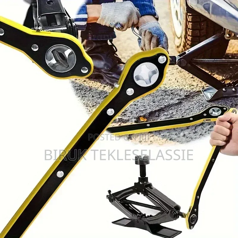 Car Labor-Saving Jack Ratchet Wrench Scissor Jack