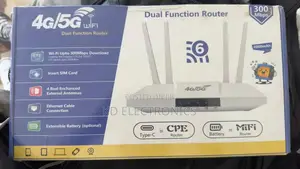 4g/5g Dual Function Wireless Router With Sim Cardslot 4000mah Battery