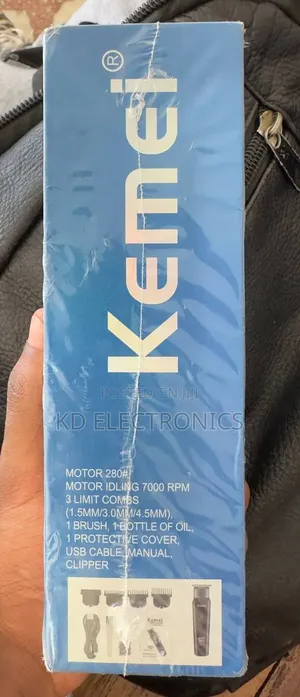 Kemei Km-1113 ፕሮፌሽናል የፀጉር ማሽን (ሪቻርጀብል)