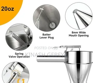 Stainless Steel Premium Pancake and Cupcake Dispenser Stand