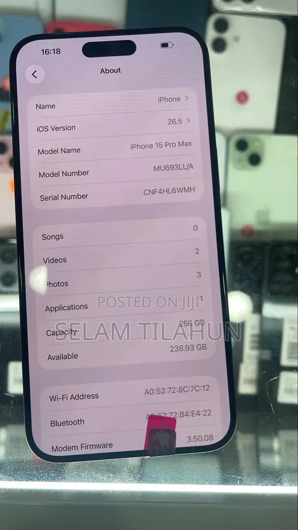 New Apple iPhone 15 Pro Max 256 GB Silver