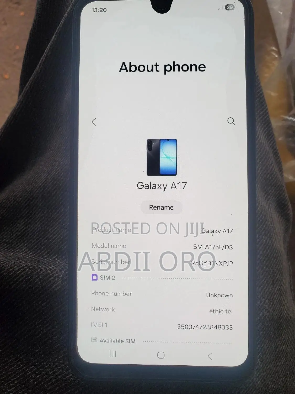 New Samsung Galaxy A17 128 GB Black