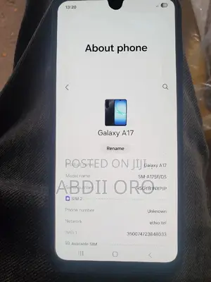 New Samsung Galaxy A17 128 GB Black