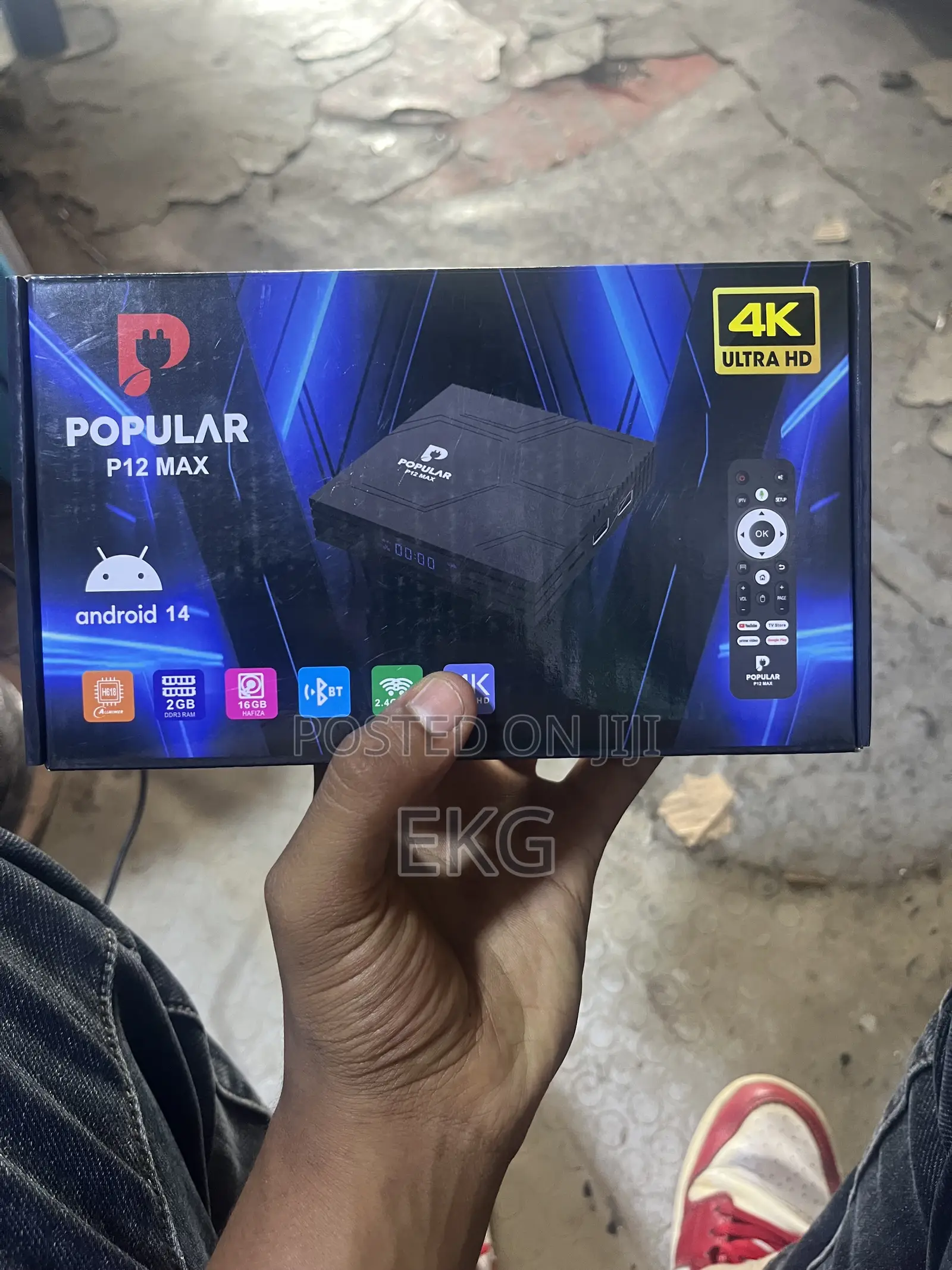 Popular P12 Android Tv Box ( ቲቪ ስማርት ማድረጊያ Box)