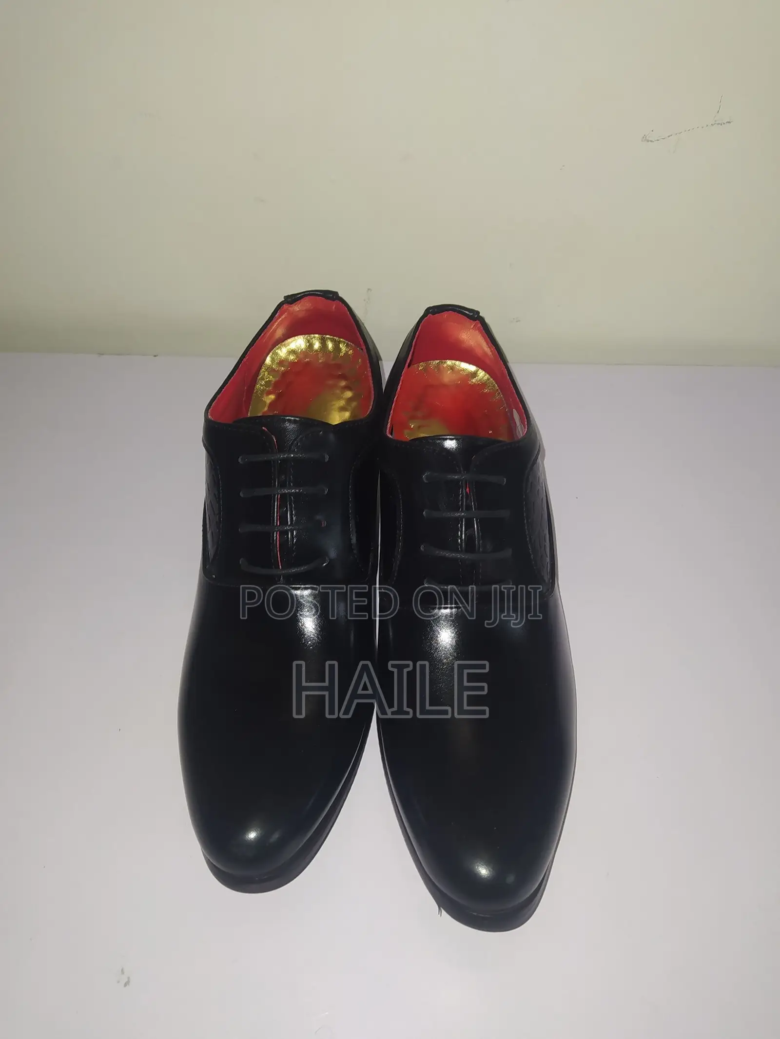 Men’S Plus-Size Pointed-Toe Leather Dress Shoes
