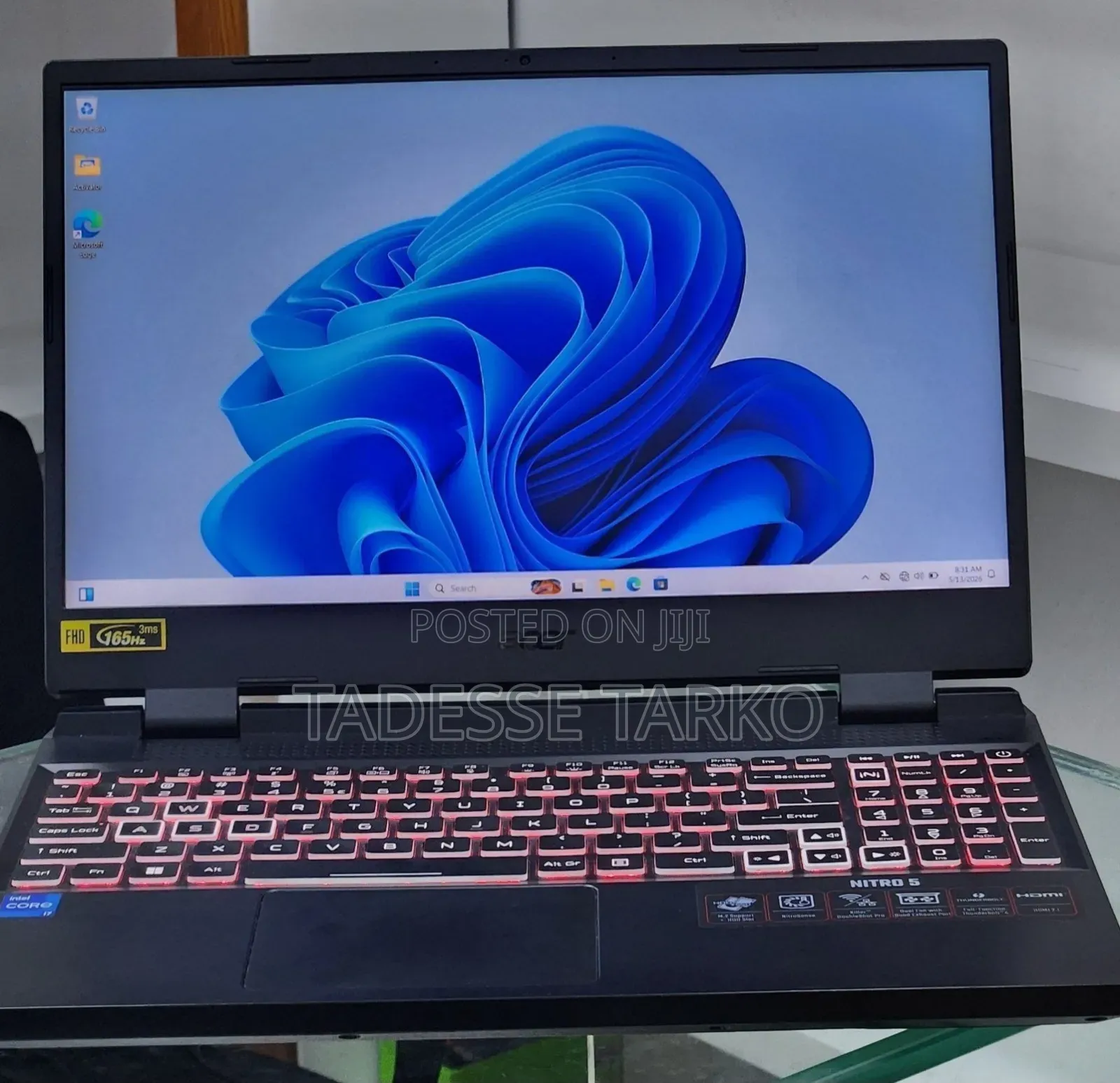 New Laptop Acer Nitro 5 16GB Intel Core i7 SSD 512GB