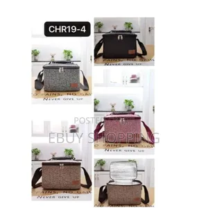 Creative Abstract Text Thermal Lunch Sack