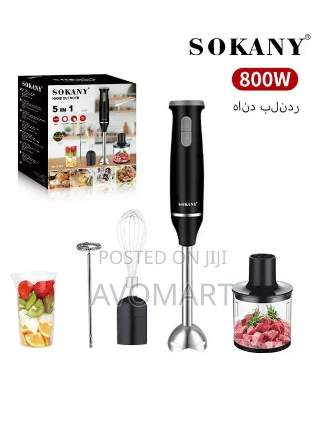 Sokany Multifunctional Hand Blender 5in 1