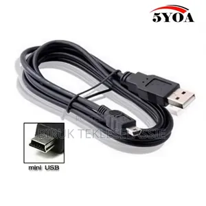 Usb 2.0 Cable, Type A Male To 5-pin Mini-b Male 1.5 M