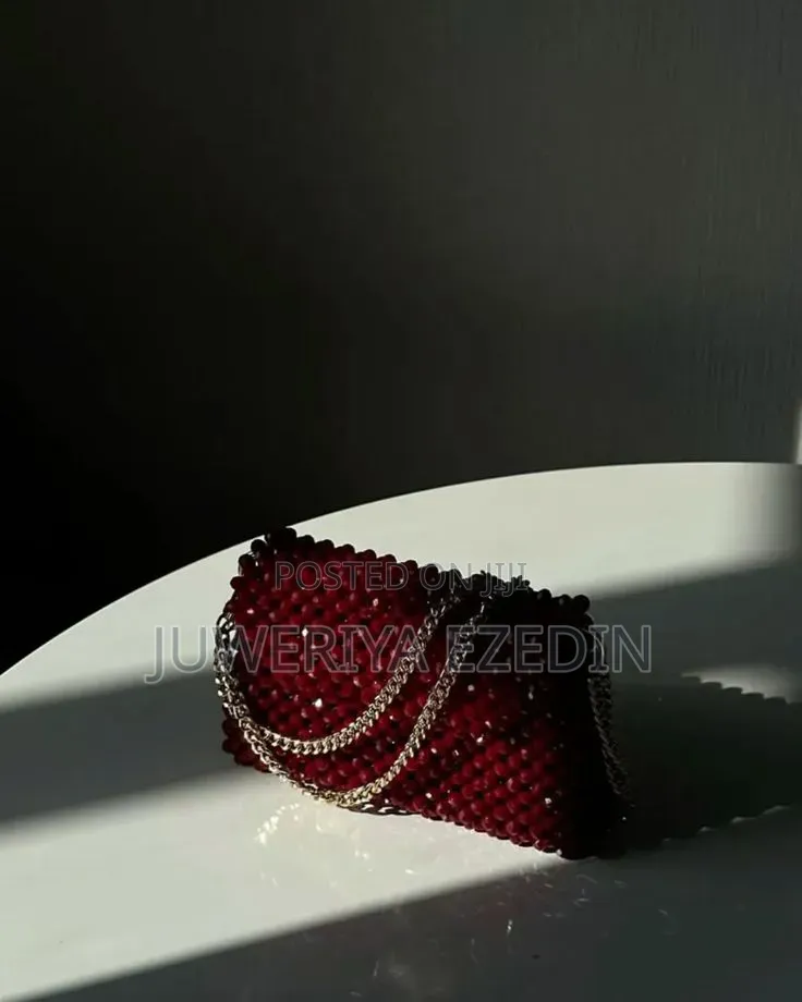 Dark Feminine Beaded Bag – Luxury Limited Design( Pre - Order Only )