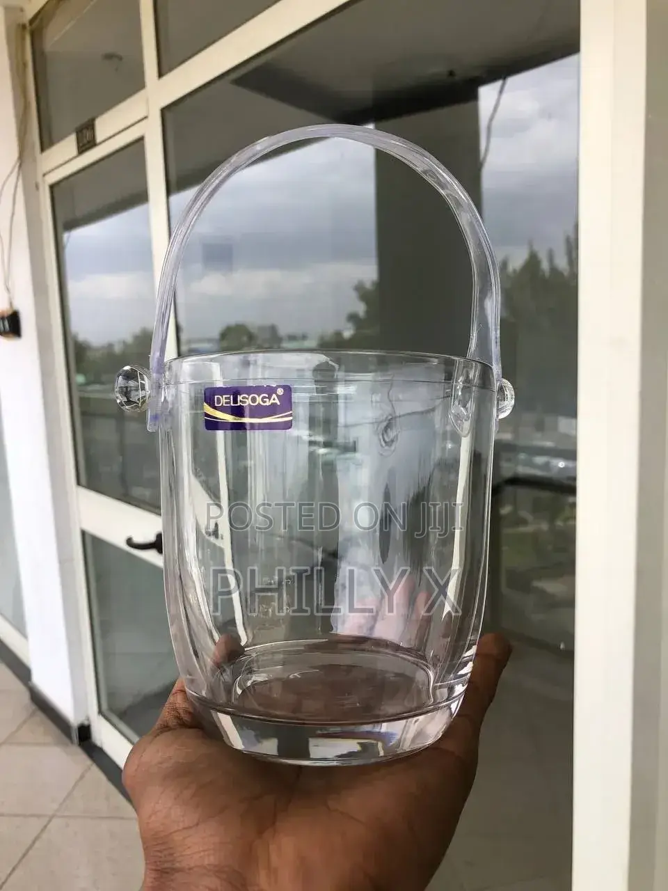 Glass Ice Bucket