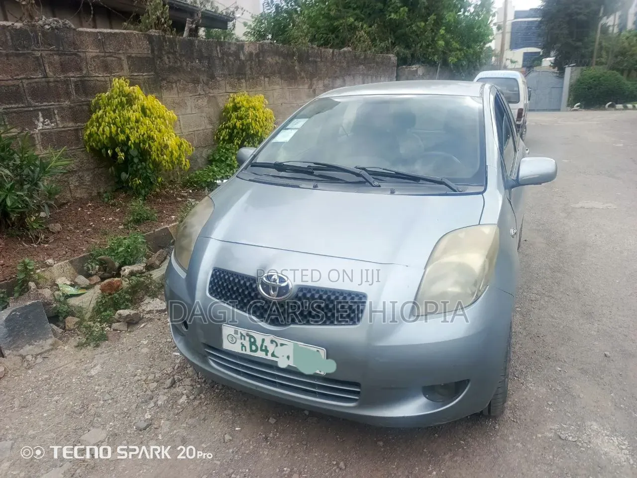 Toyota Yaris 2007 Gray