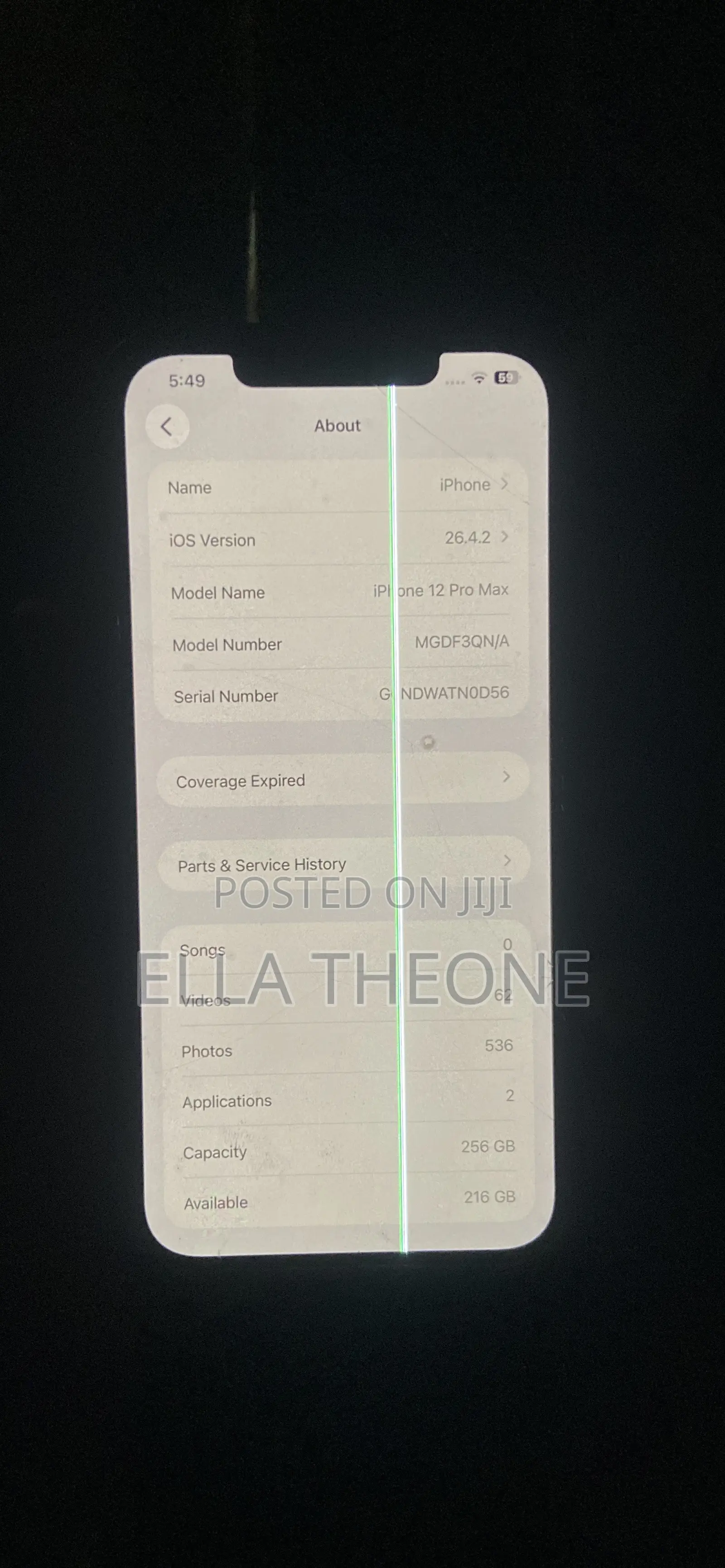 Apple iPhone 12 Pro Max 256 GB Black