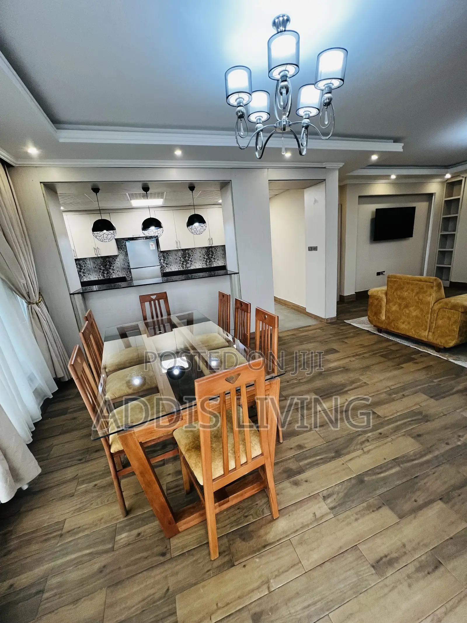Furnished 4bdrm Apartment in Bole for rent
