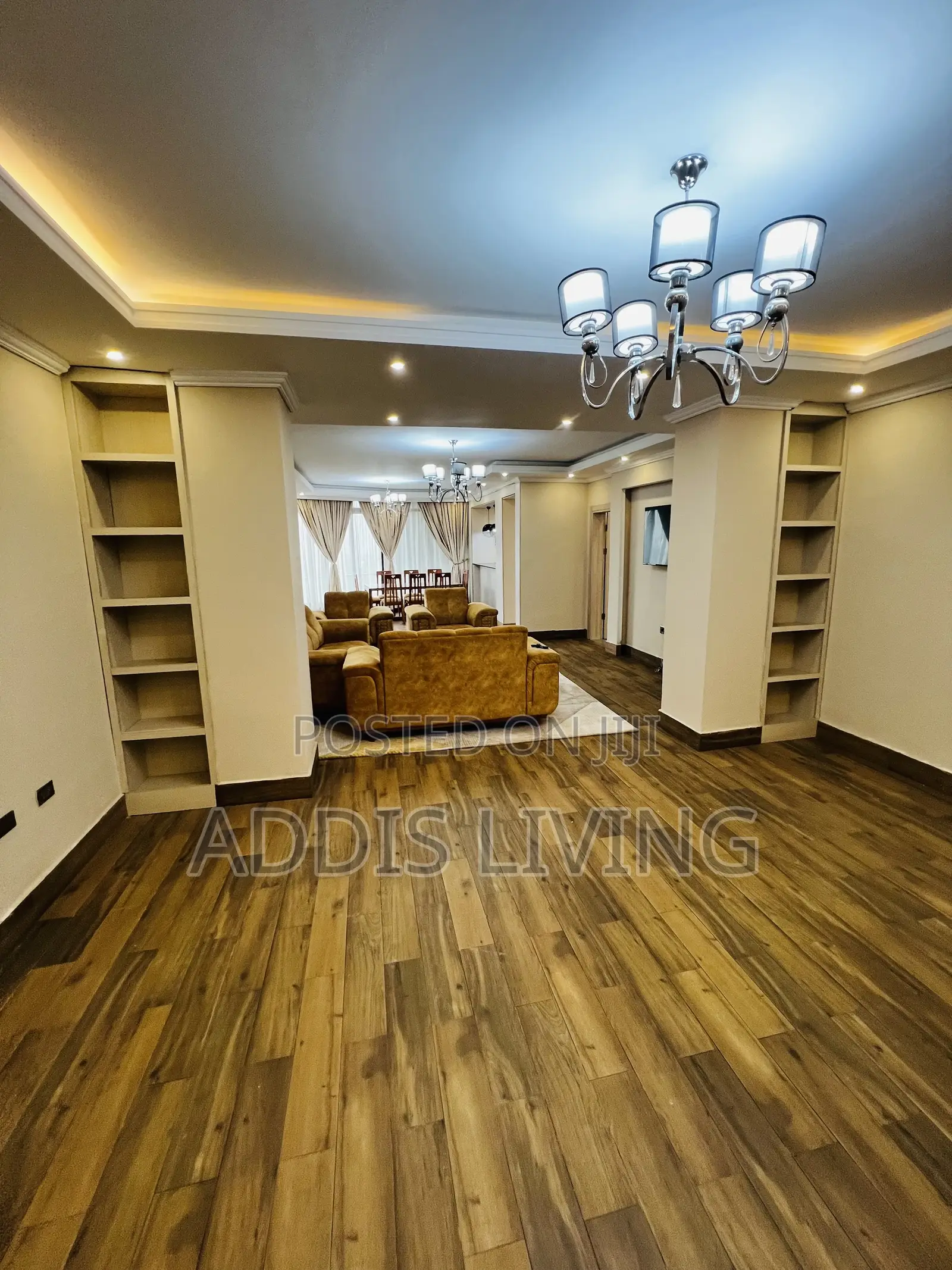 Furnished 4bdrm Apartment in Bole for rent