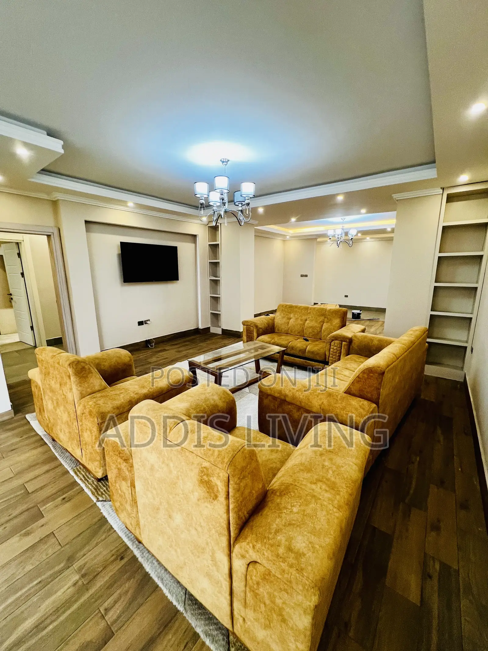 Furnished 4bdrm Apartment in Bole for rent