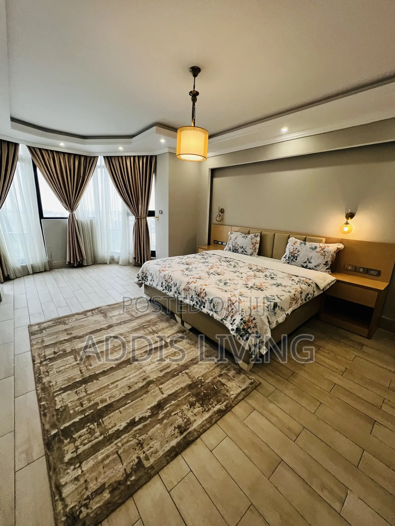 Furnished 4bdrm Apartment in Bole for rent
