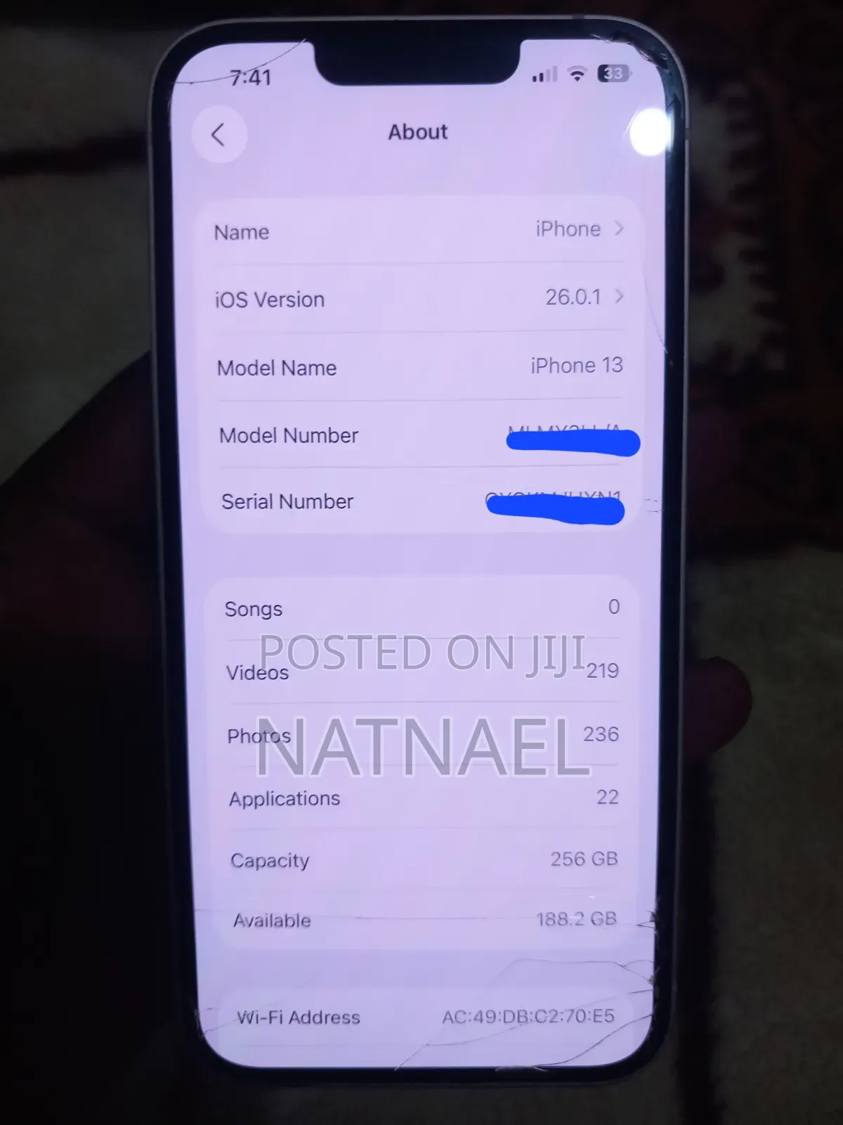 New Apple iPhone 13 256 GB Pink