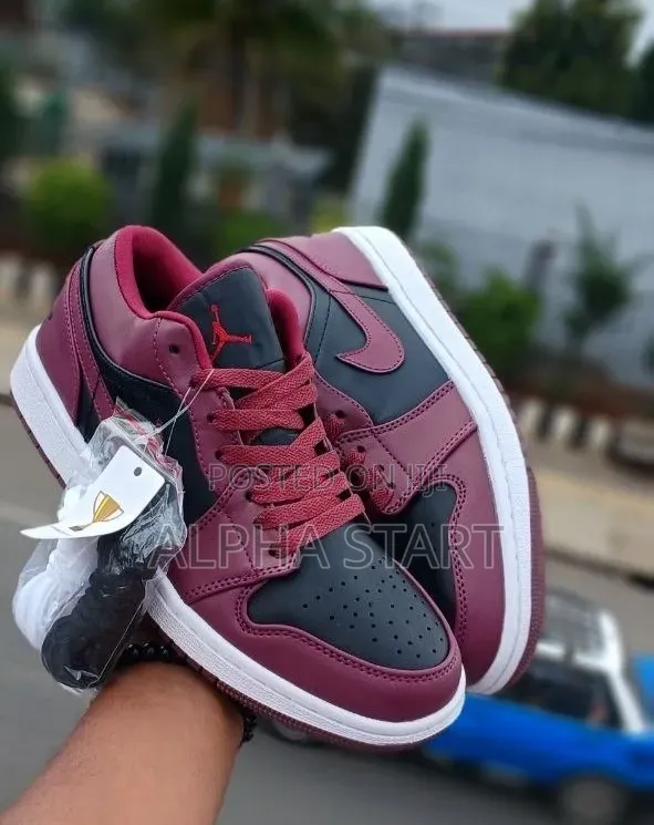 Nike Air Jordan 1 Low "Dark Beetroot," Made in Vietnam