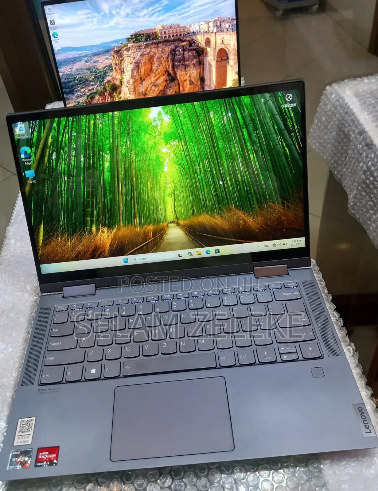 New Laptop Lenovo 16GB AMD Ryzen 7 SSD 512GB