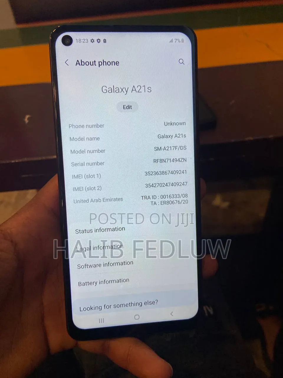 Samsung Galaxy A21s 64 GB Blue