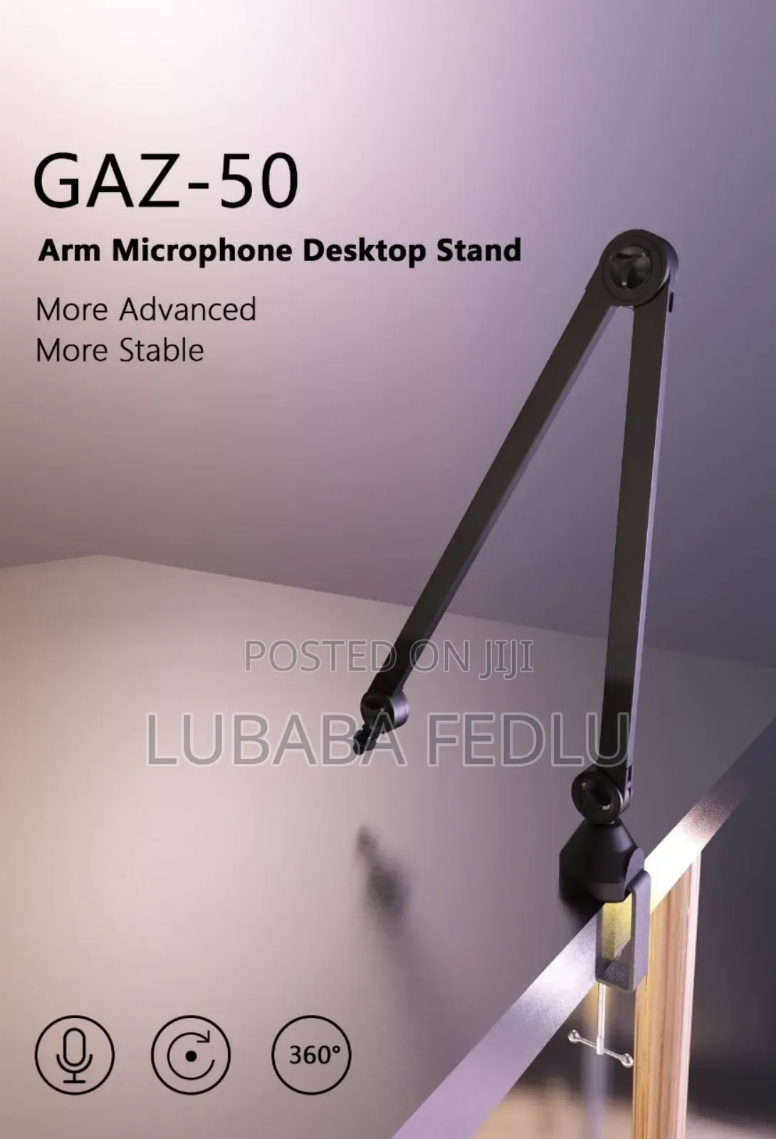 Green Audio Gaz-50 Adjustable Microphone Arm Stand