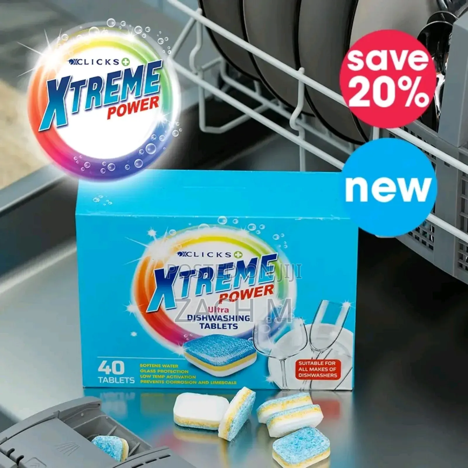 Xtreme Power Dishwasher Tablets (40s)!