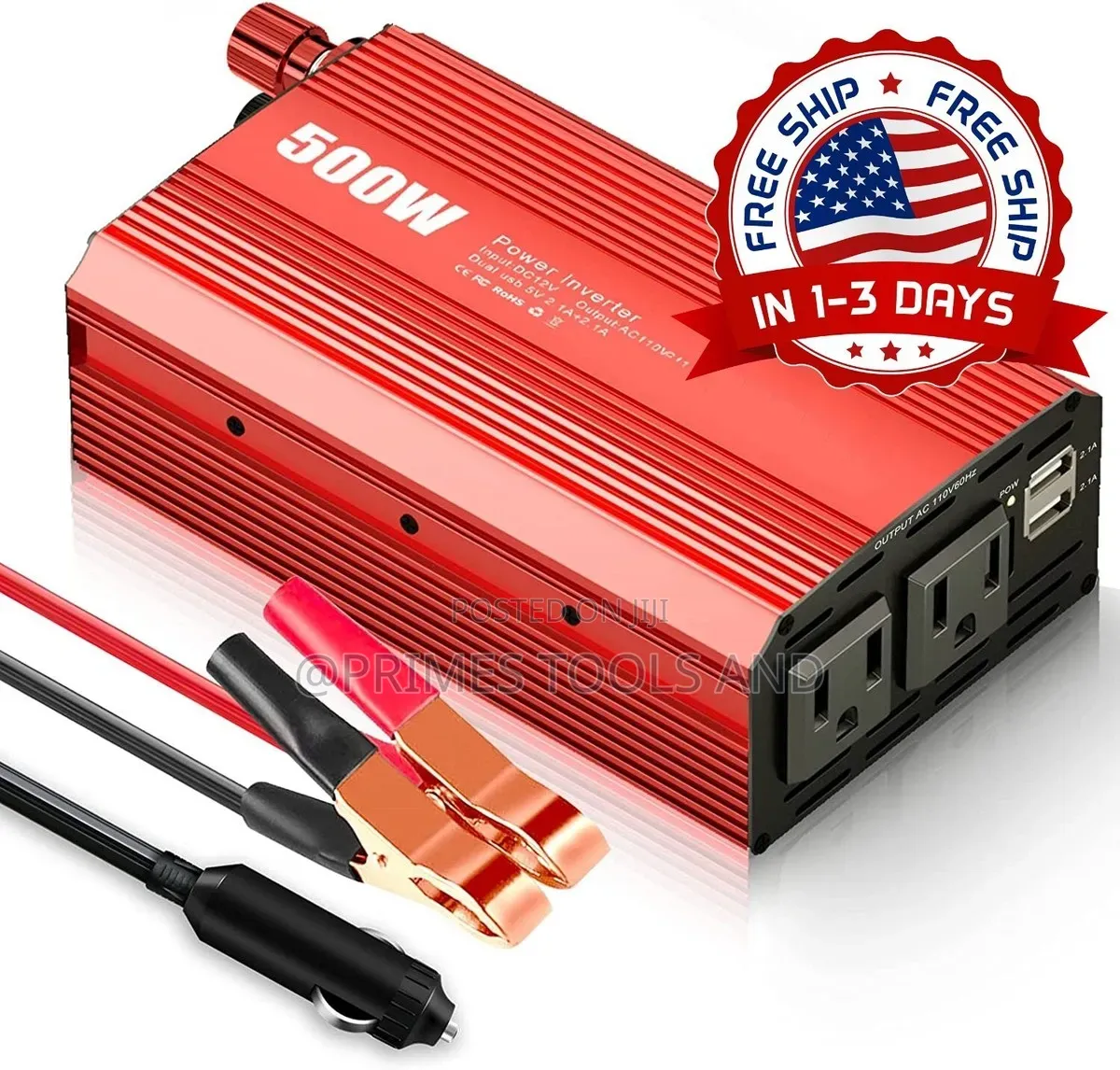 500w Power Inverter Dc 12v To Ac 220v – Car