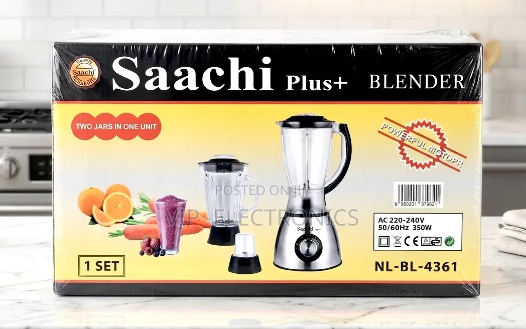 Saachi Plus+ Blender 350w Multi-Purpose Blender With 2 Jars