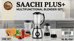 Saachi Plus+ Blender 350w Multi-Purpose Blender With 2 Jars