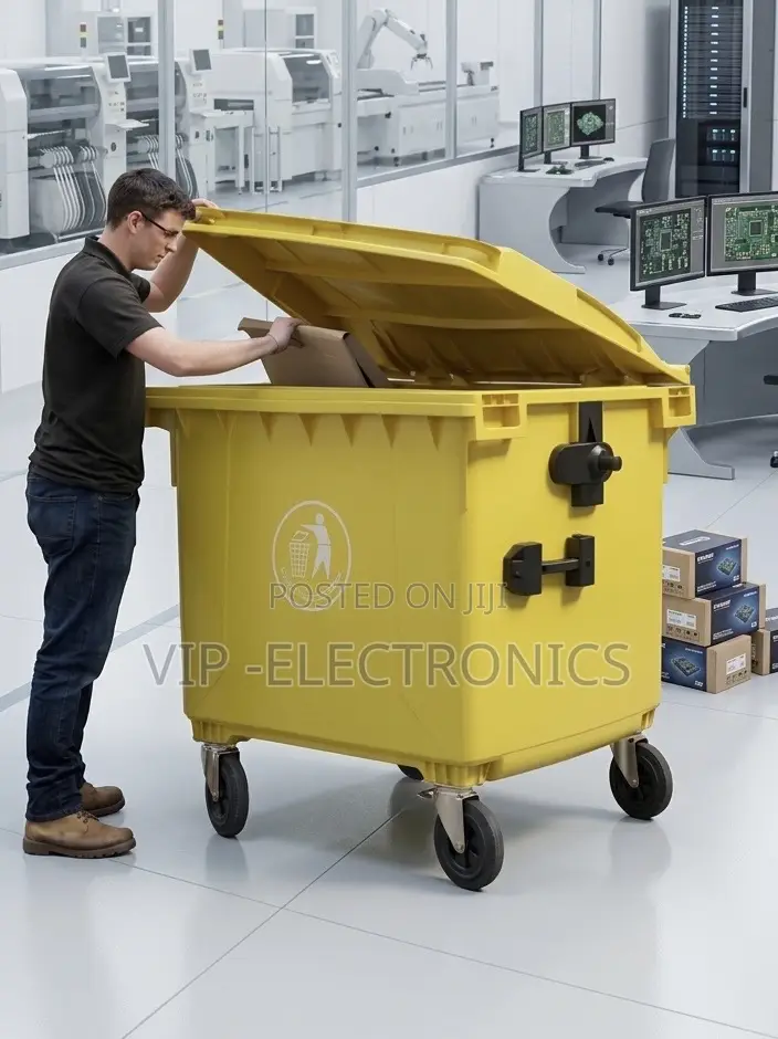 Heavy Duty Garbage Bin 660l Premium Commercial Trash Box