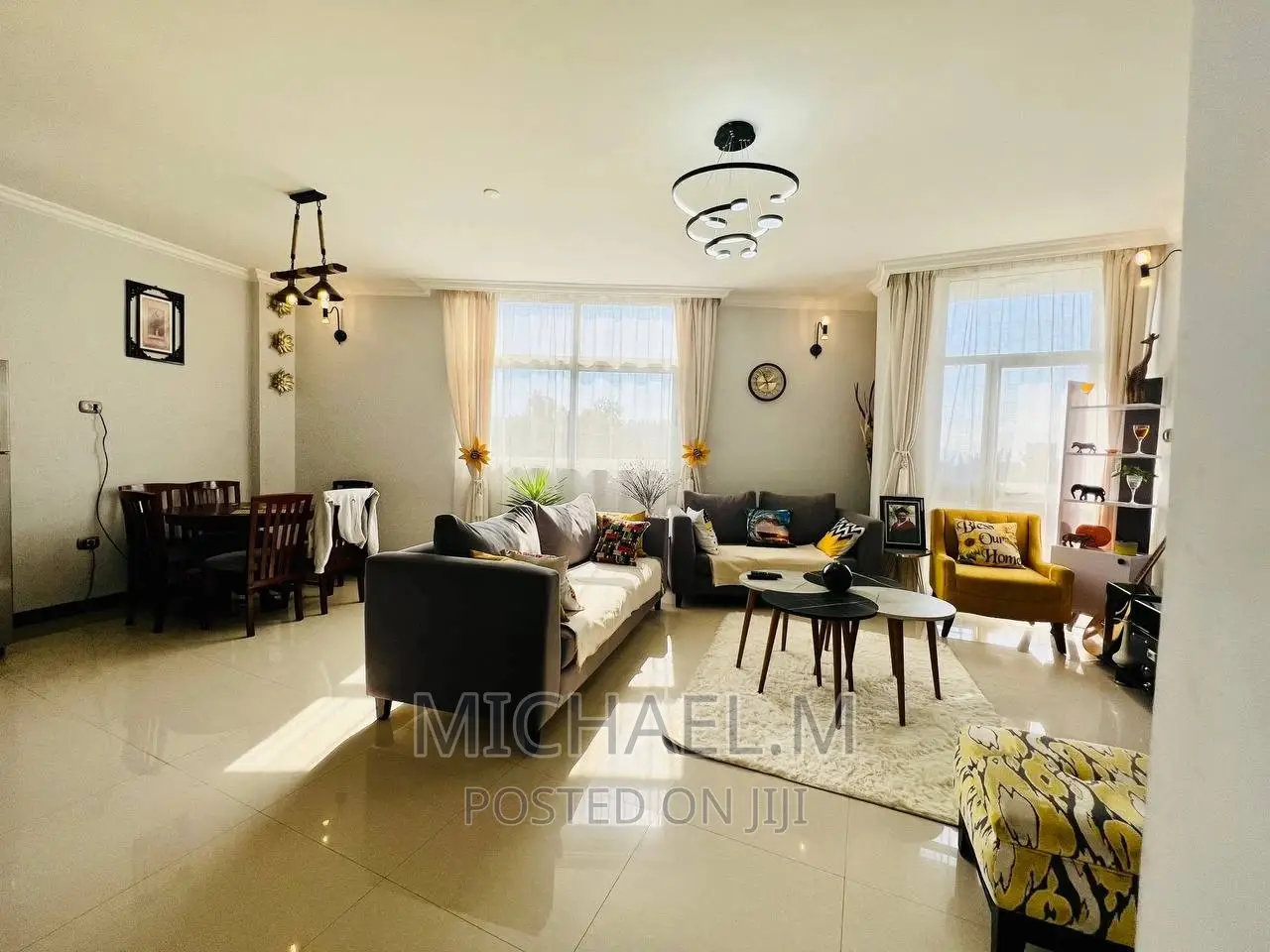 Furnished 3bdrm Apartment in Elmak Realestate, Yeka for sale