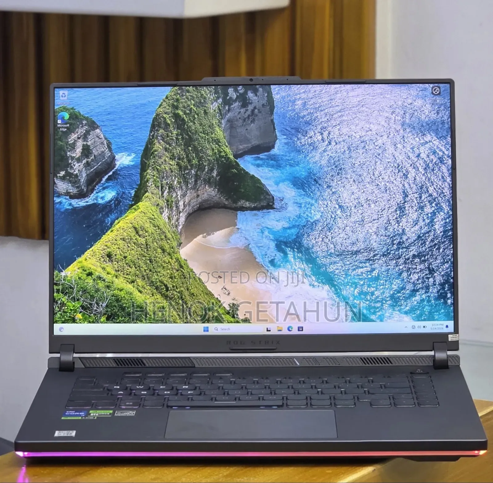 New Laptop Asus ROG Strix G16 G614 16GB Intel Core i7 SSD 1T