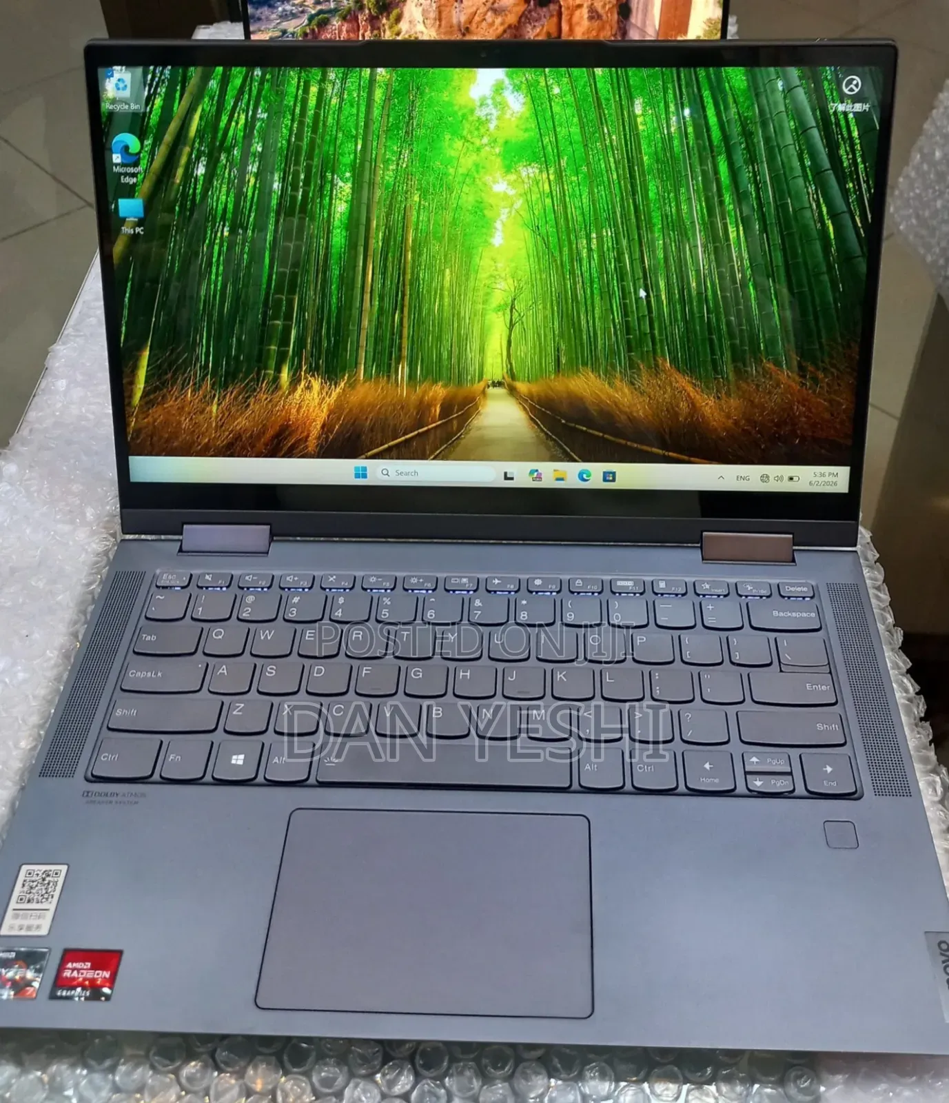 New Laptop Lenovo Yoga 700 16GB AMD Ryzen 7 SSD 512GB