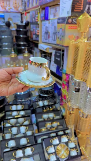 Luxurious Coffee Set የቡና ሲኒ 6 Pc