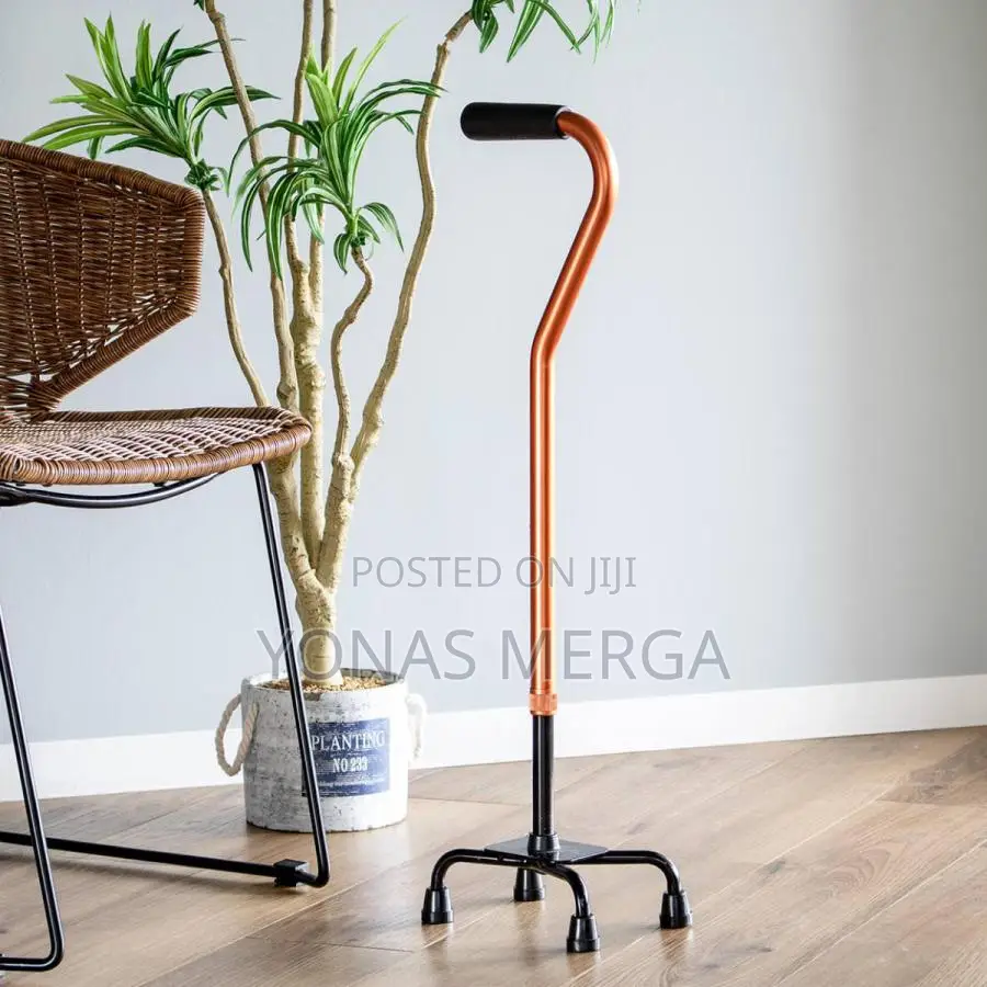 Quadripod Walking Stick蠡髦adjustment Fits Users 5'0" to 6'2"