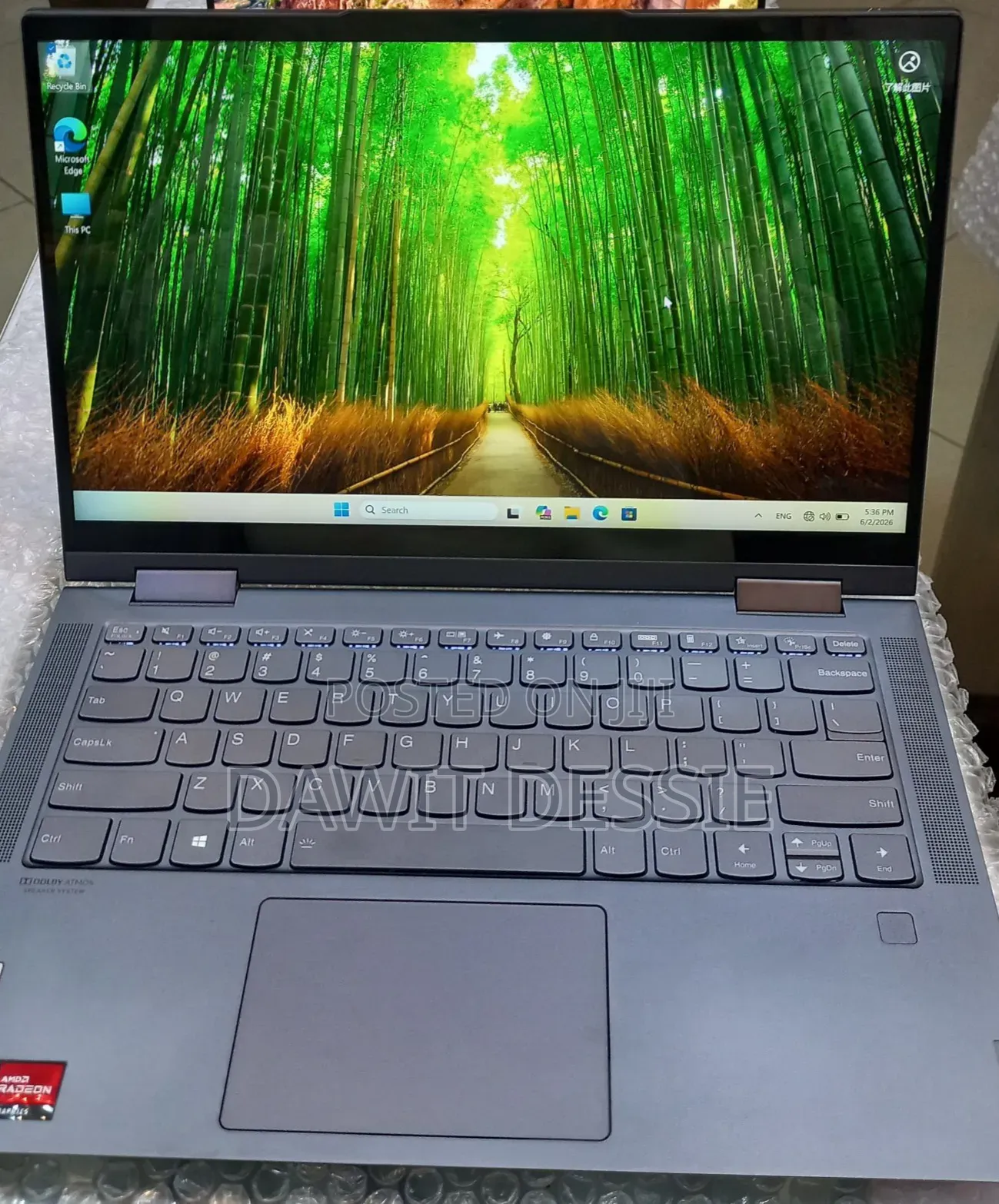 New Laptop Lenovo Yoga 7 15ITL5 16GB AMD Ryzen 7 SSD 512GB