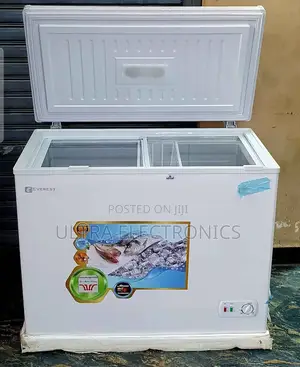 Everest Chest Freezer Is a White, Top-Loading Appliance With