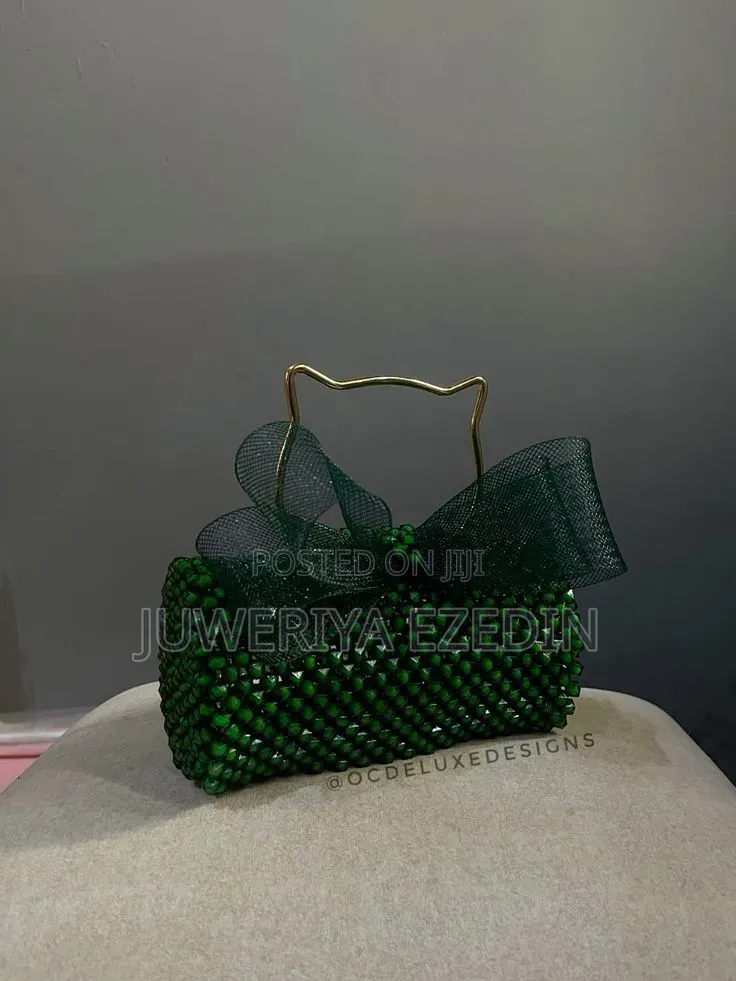 Dark Feminine Beaded Bag – Luxury Limited Design( Pre - Order Only )