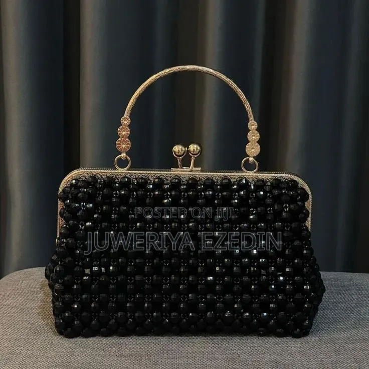 Dark Feminine Beaded Bag – Luxury Limited Design( Pre - Order Only )